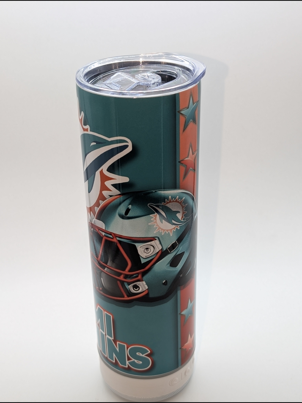 Miami Dolphins Stainless Steel Bluetooth Audio Tumbler  (Brandnew)